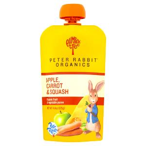 1 pouch (125 g) Carrot, Squash and Apple