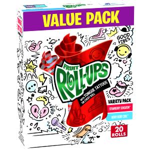 1 pouch (14 g) Fruit Snacks - Variety Pack (Fruit Roll-Ups)