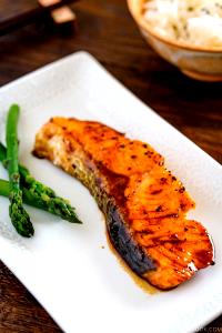 1 pouch (149 g) Teriyaki Marinated Salmon