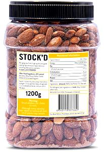 1 pouch (15 g) Praline Dry Roasted Whole Almonds