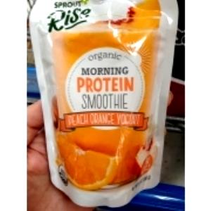 1 pouch (156 g) Organic Morning Protein Smoothie Peach Orange Yogurt