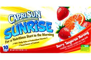 1 pouch (177 ml) Sunrise - Berry Tangerine Morning