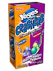1 pouch (20 g) Yogos Bits Yogurt Covered Fruit Flavored Bits - Crashers Berry Melon Mania