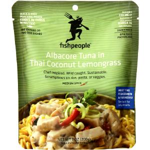 1 pouch (200 g) Albacore Tuna Thai Coconut Lemongrass Entree