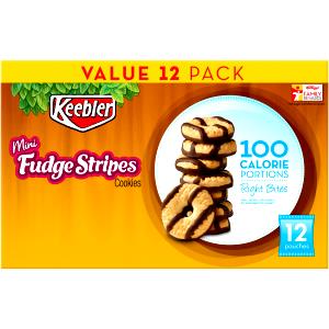 1 pouch (21 g) 100 Calorie Right Bites Fudge Shoppe Mini Fudge Stripes