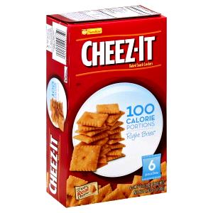 1 pouch (21 g) Cheez-It 100 Calorie Right Bites Snack Mix