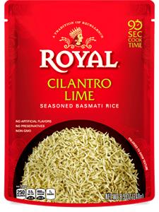 1 pouch (215 g) Cilantro Lime Seasoned Basmati Rice