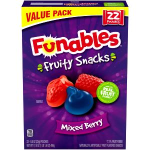 1 pouch (22 g) Fruity Snacks - Mixed Berry (Pouch)