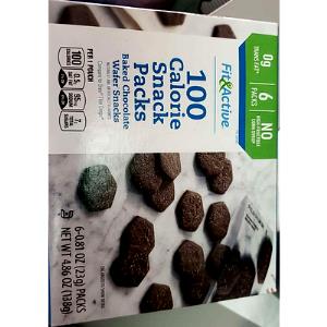 1 pouch (23 g) 100 Calorie Snack Pack Baked Chocolate Wafer Snacks