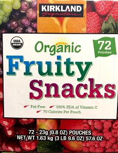 1 pouch (23 g) Organic Fruity Snacks