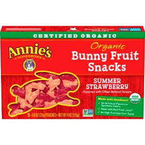 1 pouch (23 g) Strawberry Organic Fruit Snacks