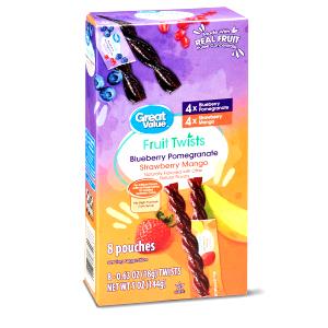 1 pouch (24 g) Fruit Twists Blueberry Pomegranate