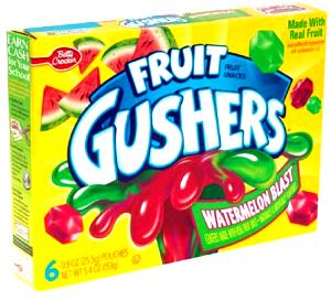 1 pouch (25 g) Fruit Gushers - Watermelon Blast