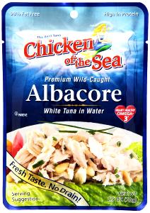 1 pouch (2.5 oz) Premium Albacore Tuna in Water (2.5 oz)