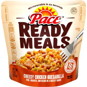 1 pouch (255 g) Ready Meals Cheesy Chicken Quesadilla