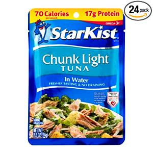 1 pouch (2.6 oz) Chunk Light Tuna