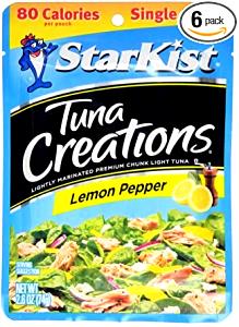 1 pouch (2.6 oz) Tuna Creations Zesty Lemon Pepper