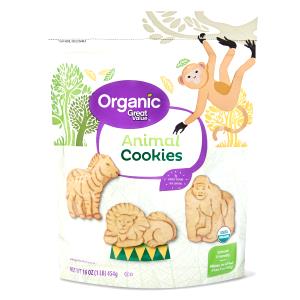 1 pouch (28 g) Organic Animal Cookies