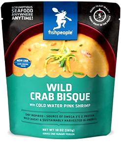 1 pouch (283 g) Dungeness Crab Bisque