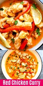1 pouch (283 g) Red Curry Chicken
