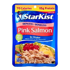 1 pouch (3 oz) Skinless & Boneless Pink Salmon in Water