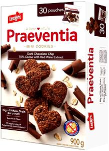 1 pouch (30 g) Praeventia Cookies - Dark Chocolate 70% Cocoa
