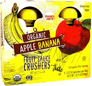 1 pouch (3.17 oz) Apple Banana Fruit Sauce Crushers