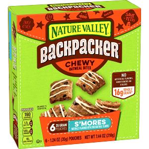 1 pouch (35 g) Backpacker Chewy Oatmeal Bites