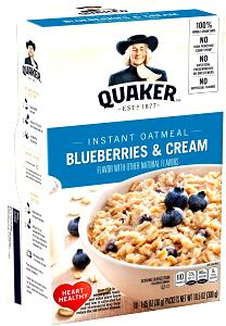 1 pouch (35 g) Blueberry Instant Oatmeal