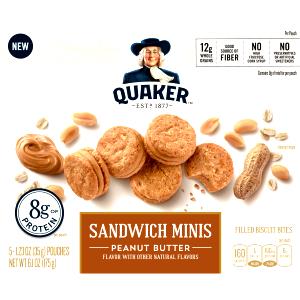 1 pouch (35 g) Sandwich Minis Peanut Butter & Pomegranate