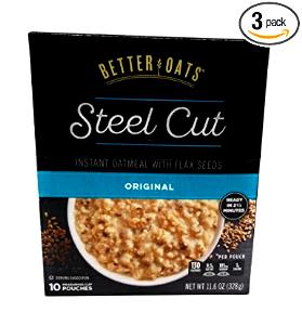 1 pouch (40 g) Oats and Flax Instant Oatmeal