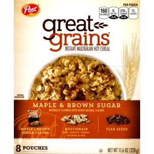 1 pouch (43 g) Multigrain Hot Cereal - Maple & Brown Sugar