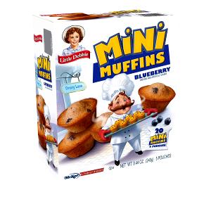 1 pouch (48 g) Mini Muffins Blueberry
