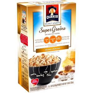 1 pouch (56 g) Super Grains Instant Hot Cereal - Honey Almond