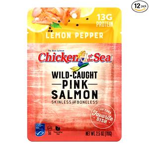 1 pouch (70 g) Pink Salmon Lemon Pepper