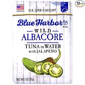 1 pouch (71 g) Albacore Tuna with Jalapeños & Olive Oil (Pouch)