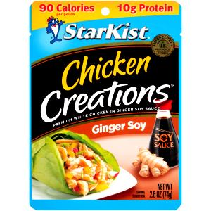 1 pouch (74 g) Chicken Creations Ginger Soy
