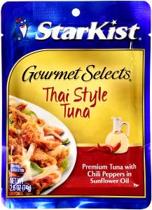 1 pouch (74 g) Gourmet Selects Thai Style Tuna