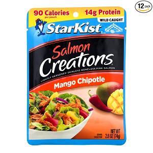 1 pouch (74 g) Salmon Creations Mango Chipotle