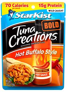 1 pouch (74 g) Tuna Creations Hot Buffalo Style