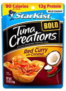 1 pouch (74 g) Tuna Creations Red Curry with Coconut