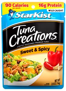 1 pouch (74 g) Tuna Creations Sweet & Spicy