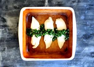 1 pouch (7.5 oz) Tilapia with Chimmicurri Sauce