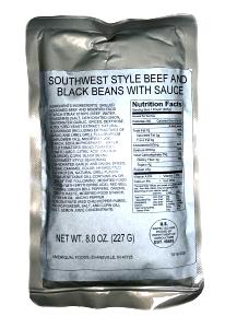 1 pouch (8 oz) Southwest Style Beef & Black Beans with Sauce