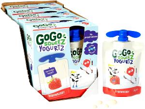 1 pouch (85 g) GoGo SqueeZ Yogurtz