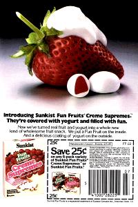 1 Pouch (.9 Oz) Fun Fruits Creme Supremes