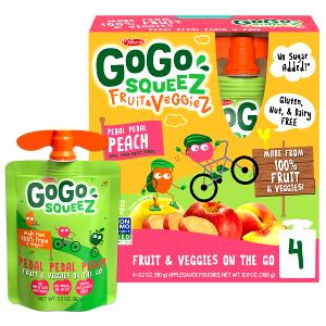 1 pouch (90 g) Apple Banana Squeezable Fruit Blend