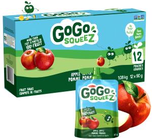 1 pouch (90 g) Unsweetened Applesauce (Pouch)