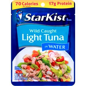 1 Pouch Chunk Light Tuna İn Water, Pouch, 2.6 Oz