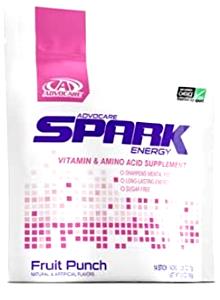 1 Pouch Energy Drink Mix, Spark, Fruit Punch